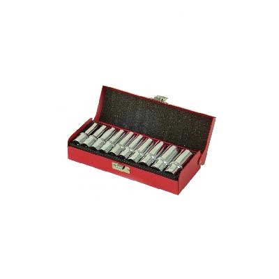 BAY-TEC 3/8 UZUN LOKMA ANAHTAR SETİ 6 Köşe 10 Parça BAYTEC
