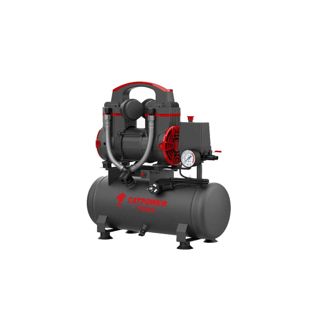 CATPOWER 8 lt CAT1110 SESSİZ ve YAĞSIZ HAVA KOMPRESÖRÜ PARKECİ-DİŞÇİ-DÖŞEMECİ