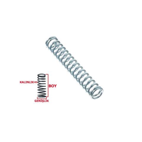 10-80 mm BASKI YAYI DEBRİYAJ YAY 1.5 mm