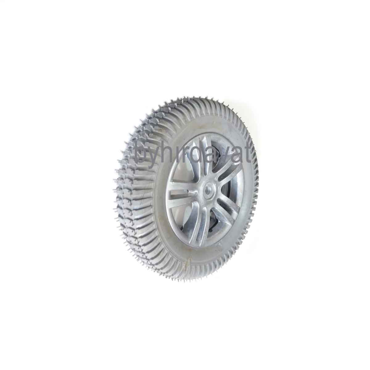 3.00-8 DOLGU JANTLI TEKER Gri ENGELLİ ve AKÜLÜ TEKERİ Patlamaz Kaliteli İç Lastiksiz (62-203 Arama için)