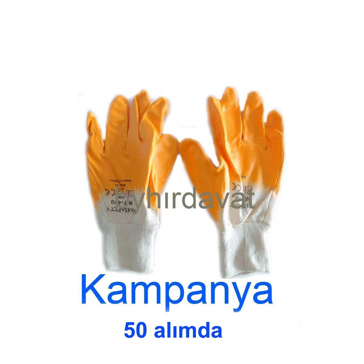 10 no NIT400 NİTRİL SARI ELDİVEN 1 Çift