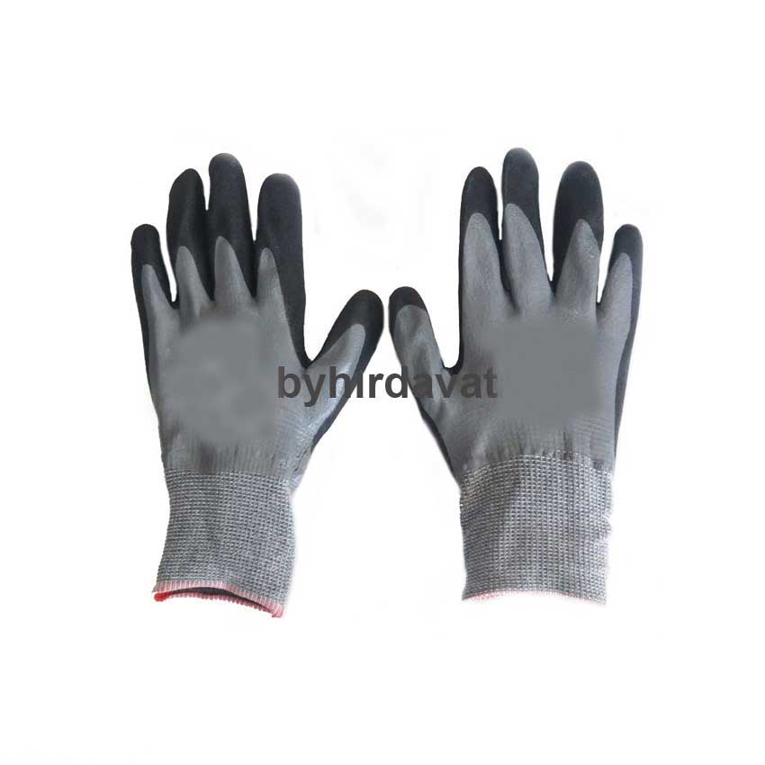 8-8.5 no NİTRİL ELDİVEN Tırtıklı siyah 1 Çift