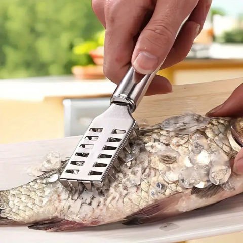 TESTERE DİŞLİ BALIK PULU TEMİZLEYİCİ 5 cm MUTFAK KULLANIMI İÇİN KOLAY TEMİZ HIZLI PULLAMA ARACI ÇOK FONKSİYONLU BALIK BALIK SOYACAK