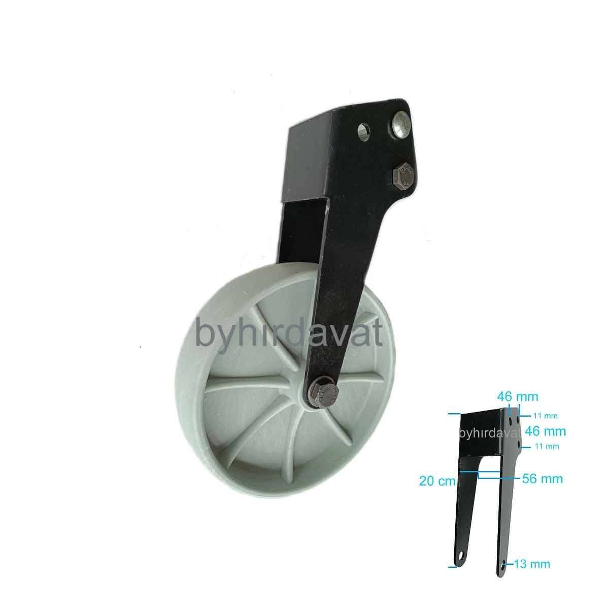 ÖN TEKERLEK BAĞLANTISI VE TEKER KOMPLE by 28 cm Plastik Teker ÇAPA MAKİNASI MAŞALI TEKER Ölçü Uyan Tüm Markalar
