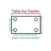 100*30 SERVİS TEKERİ DÖNER TABLALI SANAYİ TEKERİ
