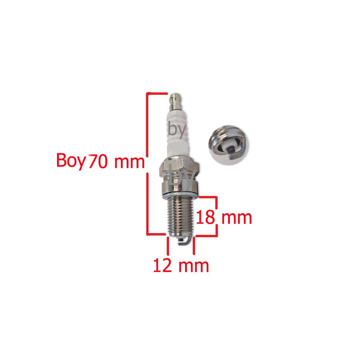 BUJİ Uzun D8TC MARSHAL HONDA 125 Mondial Agk125-Cg125 Vitesli MOTORSIKLET