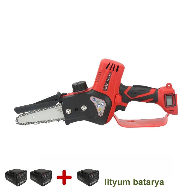 SAMSUNG GSP-60T-PRO AKÜLÜ ZİNCİRLİ BUDAMA TESTERESİ 120 mm 2+1 BATARYALI