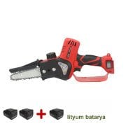 SAMSUNG GSP-60T-PRO AKÜLÜ ZİNCİRLİ BUDAMA TESTERESİ 120 mm 2+1 BATARYALI