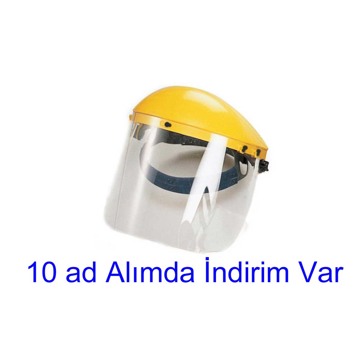KORUYUCU MASKE Şeffaf VISOR MASKE SİPERLİK Yüz Koruma ve Motorlu Tırpan-Boya-İlaçlama Genel Kullanım VİSOR MASKE