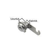 25 mm MANDALLI KANCALI ÇEKMECE-DOLAP KİLİDİ KİLİT