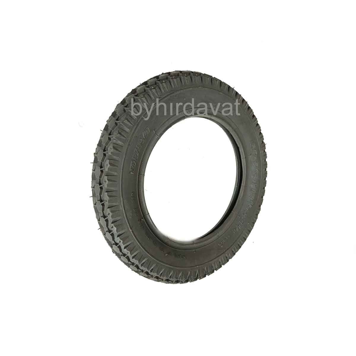 DURO 12 1/2*2 1/4 HFT803-1 (62-203) DIŞ LASTİK Siyah Kalın Dişli ENGELLİ ve AKÜLÜ 8 Jant TEKERLİ TIRPAN