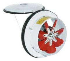 FANEX PKA-160-KA KAPAKLI VE FLANŞLI AKSİYEL ASPİRATÖR 