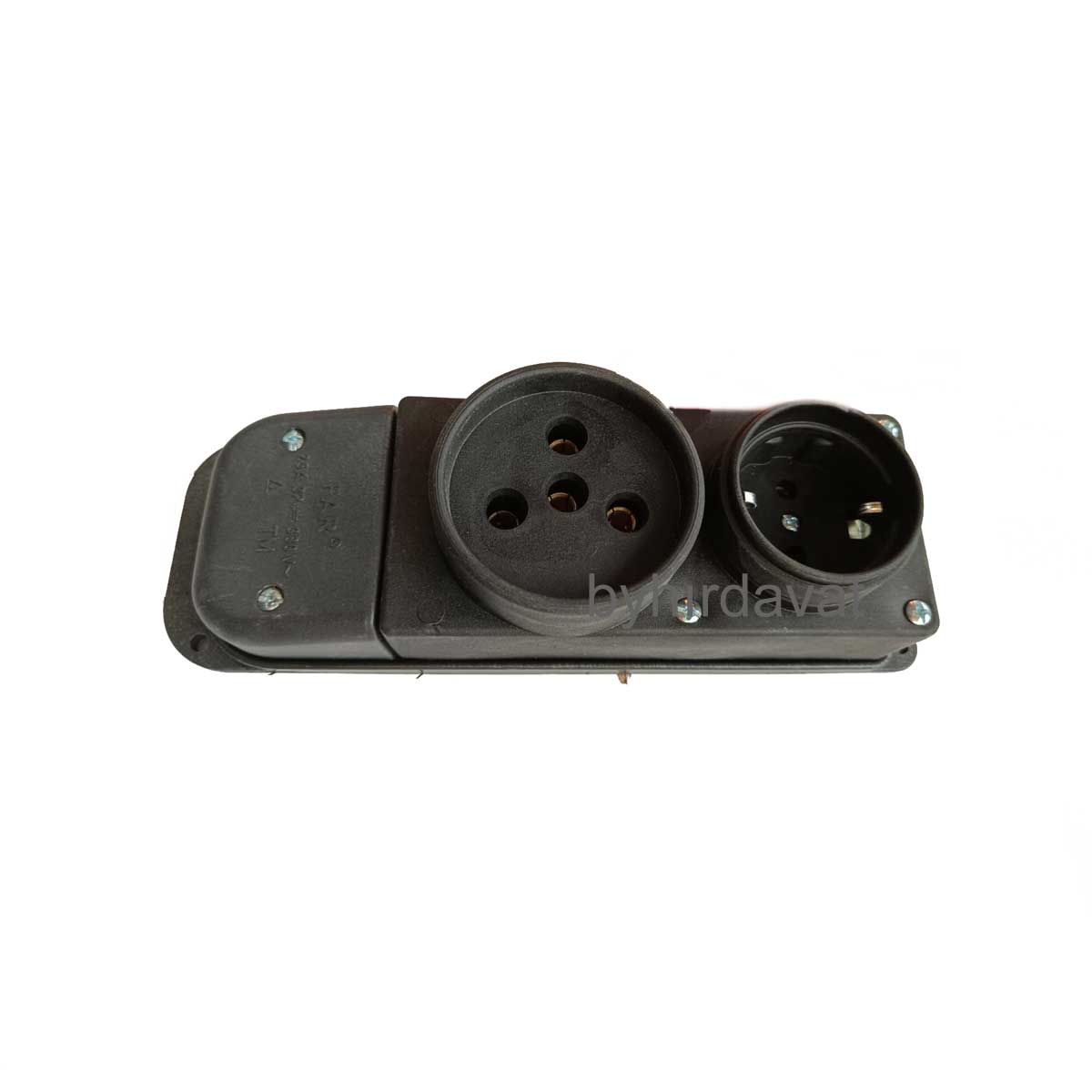 2 li GRUP PRİZ 220V 1X16 - 380V 3X25 MONOFAZE  TRİFAZE Duvar Tip