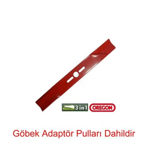 OREGON 46 cm Düz BIÇAK ÇİM BİÇME MAKİNASI BIÇAĞI ONE FOR ALL UNIVERSAL 69-258-0