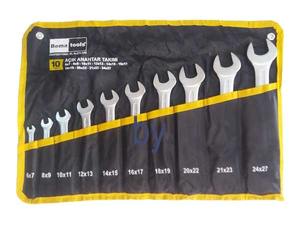BEMA İKİ AĞIZ ANAHTAR TAKIMI 10 Pcs