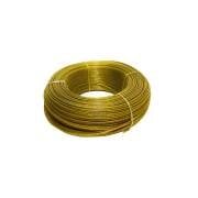 2 mm İZOLELİ ÇELİK HALAT 1 mt PVC KAPLI Çamaşır İpi