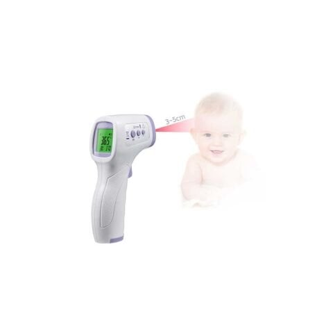 LAZER INFRARED SICAKLIK ÖLÇÜM CİHAZI ATEŞ ÖLÇER TERMOMETRE TEMASSIZ KIZIL ÖTESİ VÜCUT ÖLÇÜ ALETİ ALINDAN ATEŞ ÖLÇER TERMOMETRE Thermometer