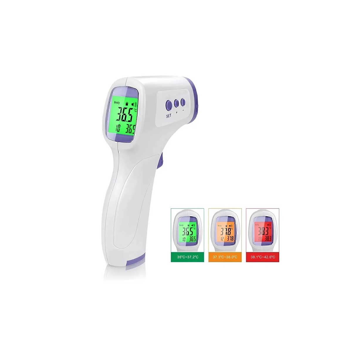 LAZER INFRARED SICAKLIK ÖLÇÜM CİHAZI ATEŞ ÖLÇER TERMOMETRE TEMASSIZ KIZIL ÖTESİ VÜCUT ÖLÇÜ ALETİ ALINDAN ATEŞ ÖLÇER TERMOMETRE Thermometer