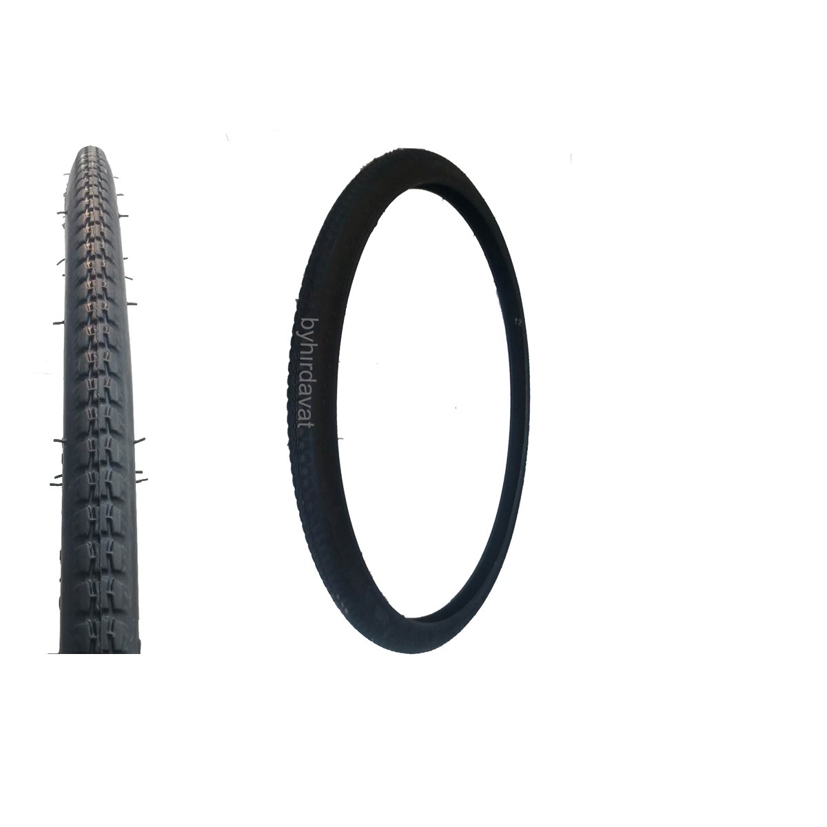 ANLAŞ-IRC 24*1 3/8 NDA DIŞ LASTİK Siyah 37-540 ENGELLİ TEKERLEKLİ SANDALYE BİSİKLET 24 İnç 0008  24x1 3/8
