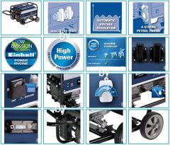 EİNHELL BT-PG 3100/1 BENZİNLİ JENERATÖR SÜT SAĞIM MAKİNASI