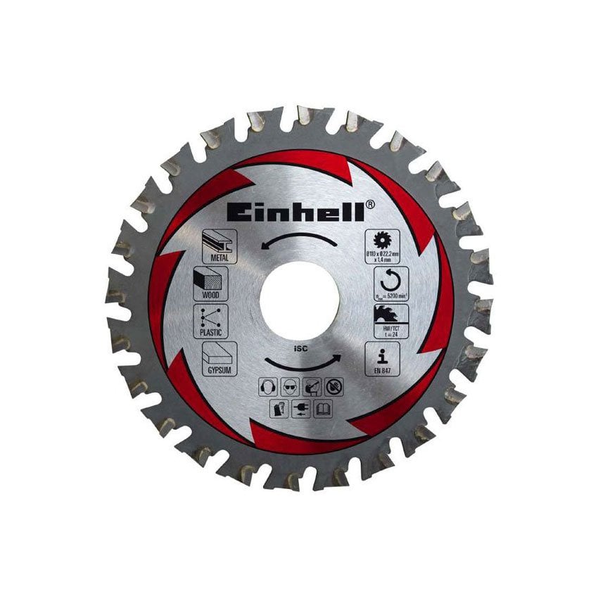 EİNHELL TE-XC 110 mm ELMAS DAİRE TESTERE ÇOK AMAÇLI 10*22.2*24 diş