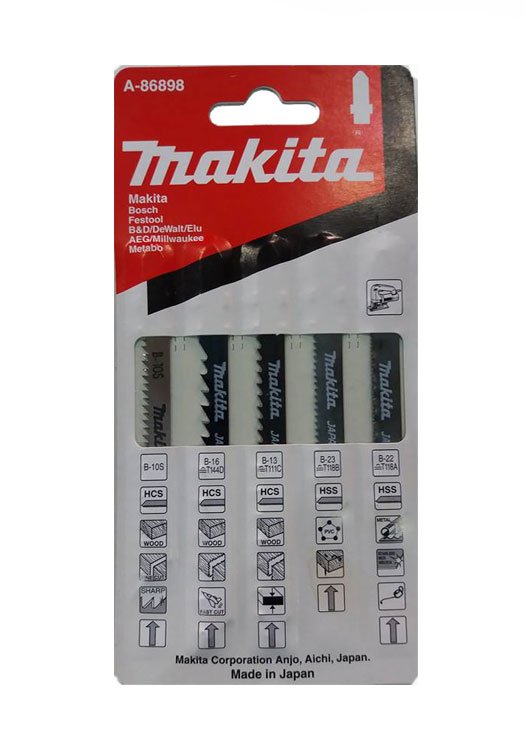 MAKİTA DEKUPAJ TESTERE BIÇAĞI 5 Lİ SET 86898