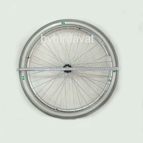 24*1-3/8 DOLGU TEKER Gri Kalın Kaliteli 24 mm ENGELLİ TEKERLEKLİ SANDALYE İÇ LASTİKSİZ 24 İnç 24x1 3/8