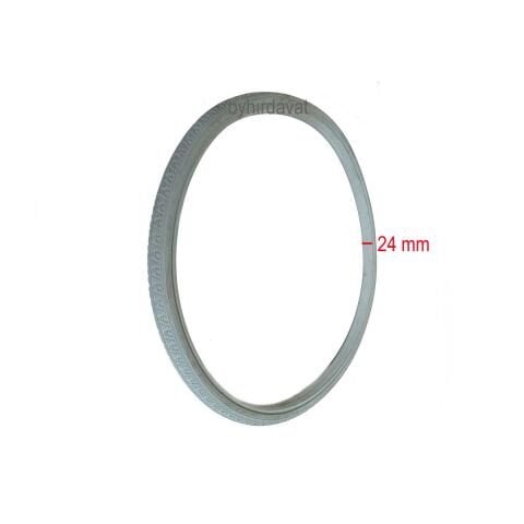 24*1-3/8 DOLGU TEKER Gri Kalın Kaliteli 24 mm ENGELLİ TEKERLEKLİ SANDALYE İÇ LASTİKSİZ 24 İnç 24x1 3/8