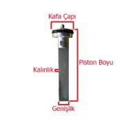 8016 PİSTON 23 mm 85 mm HAVALI ZIMBA TABANCA PİSTONU 22.5 mm ÇEKİÇ CATPOWER 3120 İĞNE TERTİBATI