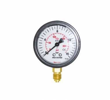 16 Bar 1/4 MANOMETRE 50 mm KOMPRESÖR HAVA BASINÇ SAATİ