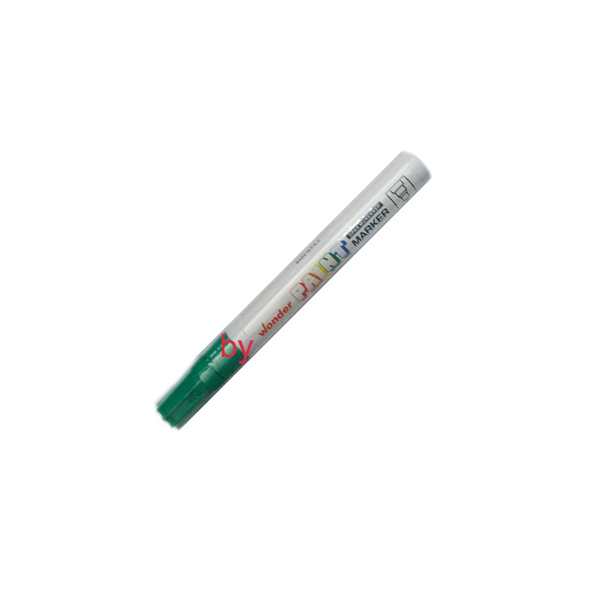 WONDER Yeşil PAİNT MARKER YAZI ve RÖTÜŞ KALEMİ PM-720 AHŞAP-METAL-SERAMİK-CAM-TAŞ-PLASTİK İŞARET KALEMİ