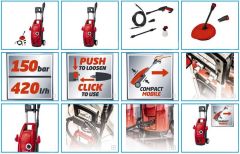 EİNHELL TC-HP 2042 PC YIKAMA MAKİNASI 150 Bar