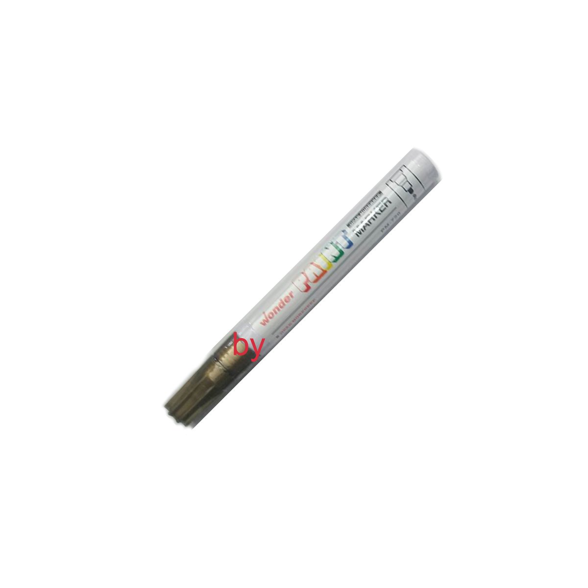 WONDER Altın Sarısı PAİNT MARKER YAZI ve RÖTÜŞ KALEMİ PM-720 AHŞAP-METAL-SERAMİK-CAM-TAŞ-PLASTİK İŞARET KALEMİ