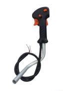 20 mm MOTORLU TIRPAN BİSİKLET KOL SAĞ KABZE TETİK KOMPLE