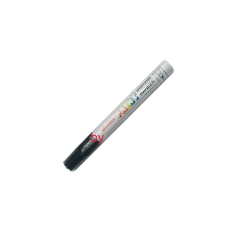 WONDER Siyah PAİNT MARKER YAZI ve RÖTÜŞ KALEMİ PM-720 AHŞAP-METAL-SERAMİK-CAM-TAŞ-PLASTİK İŞARET KALEMİ