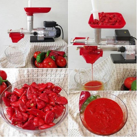 TRE SPADE TC 8 COMBY KIYMA MAKİNASI F11800Y/B Kaliteli Ürün TRESPADE SALÇA MAKİNASI Domates-Biber Ev Salçası