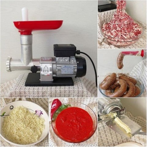 TRE SPADE TC 8 COMBY KIYMA MAKİNASI F11800Y/B Kaliteli Ürün TRESPADE SALÇA MAKİNASI Domates-Biber Ev Salçası