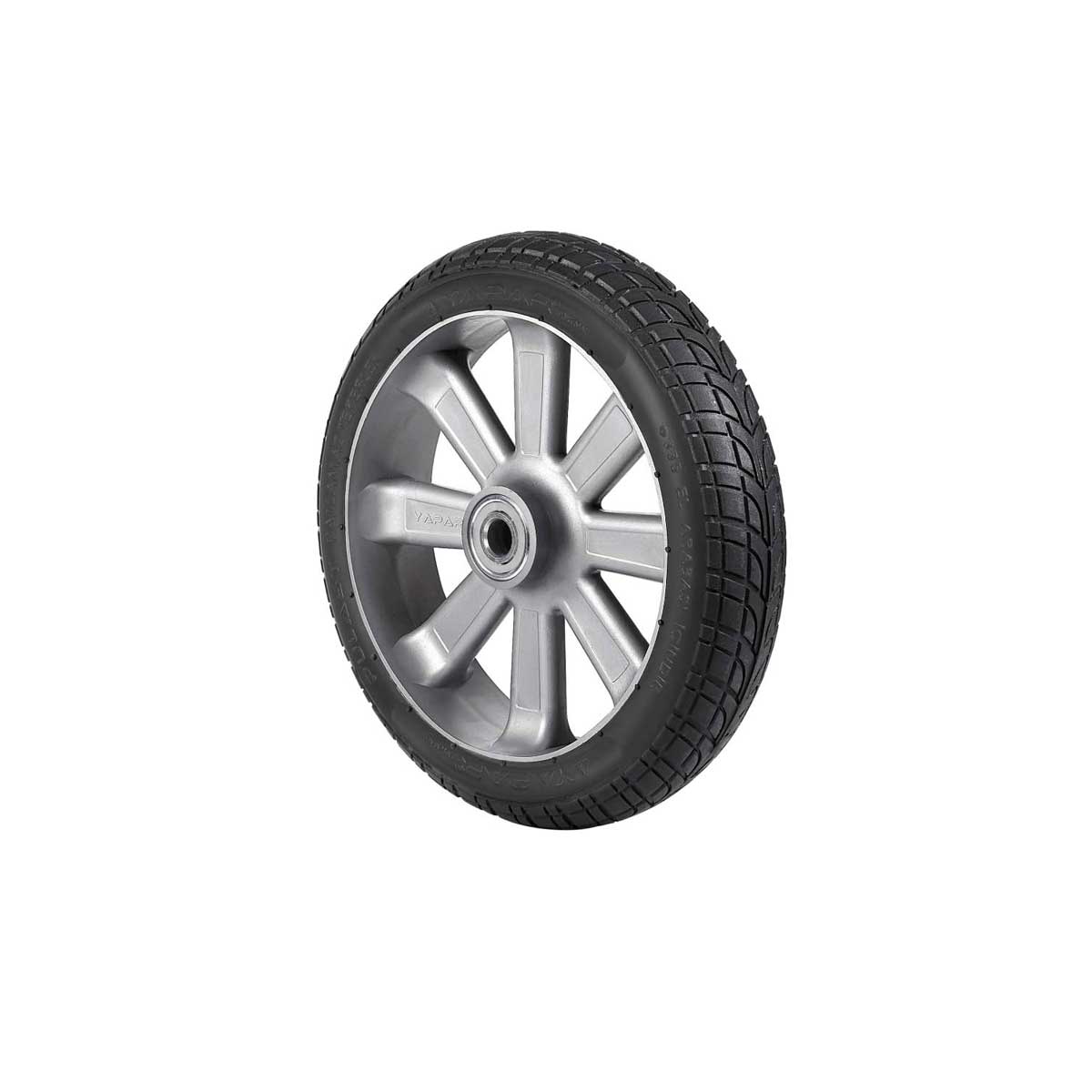 YAPARLAR 335 PULAST SPORT PATLAMAZ TEKERLEK Rulmanlı Ø335 EL ARABASI TEKERİ İç Lastiksiz Patlamaz 3.50-7