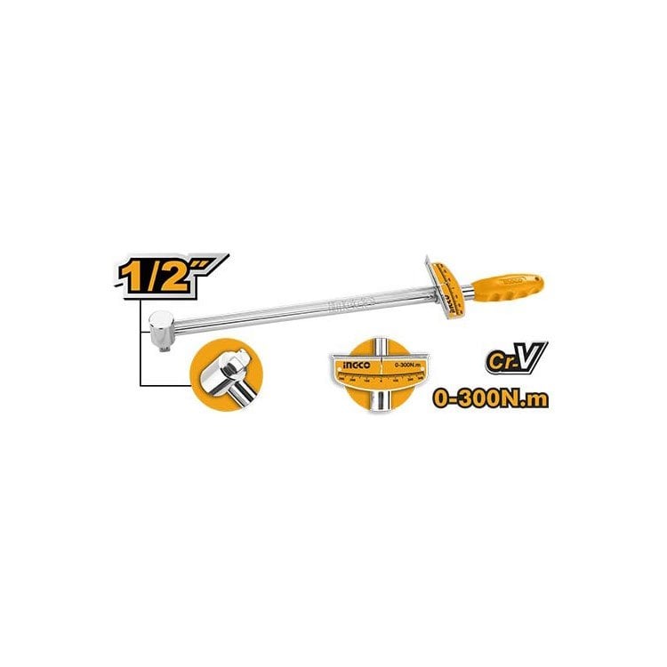 İNGCO 1/2\'\' UZUN TORK ANAHTARI HPTW300N1 LOKMA KOLU