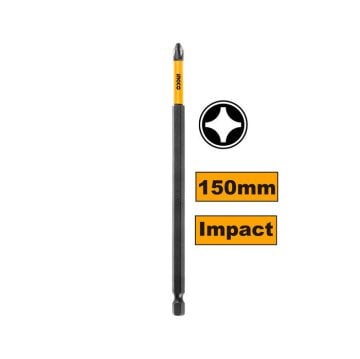 İNGCO PH2-150 mm ENDÜSTRİYEL DARBELİ BİTS YILDIZ UÇ Uzun TORNAVİDA UCU SDBİM11PH263