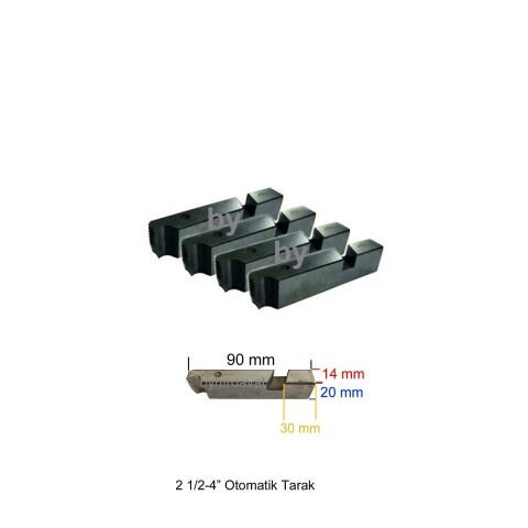 4 lük 2 1/2 TARAK TEZGAH PAFTA TARAĞI Otomatik DMR-CAT8804-CHATTELL-NORA GRİ-EUROMAX-KL