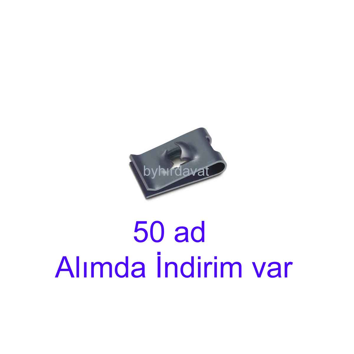 4 no KLİPSLİ SOMUN VİDA SÜRÜMLÜ GEÇMELİ SOMUN 16*25