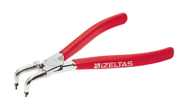 İZELTAŞ 210 İÇ SEGMAN PENSESİ YAYSIZ EĞRİ SEKMAN PENSE