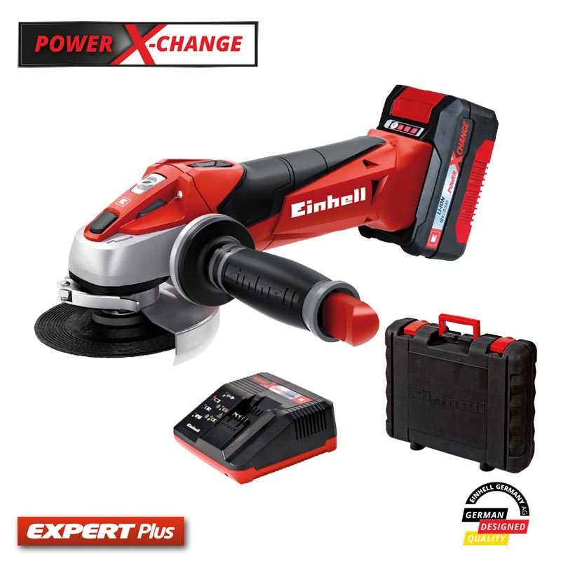 EİNHELL TE-AG 18/115 Lİ Kit AKÜLÜ AVUÇ TAŞLAMA