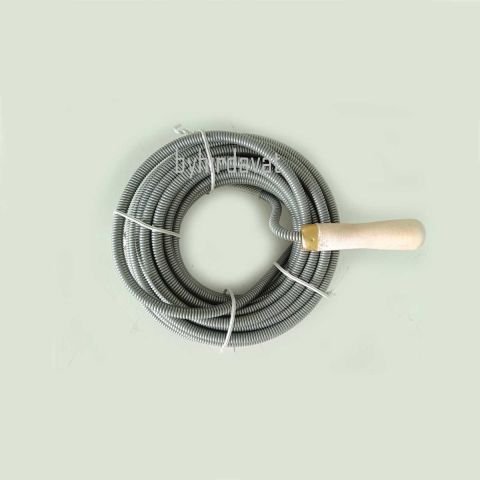 12 mm 5 mt KANAL LAVABO GİDER BORU AÇMA SPİRALİ KILAVUZ 13 mm 5 mt Elle Çevirme Yeri Kesilerek MATKAPLADA KULLANILIR
