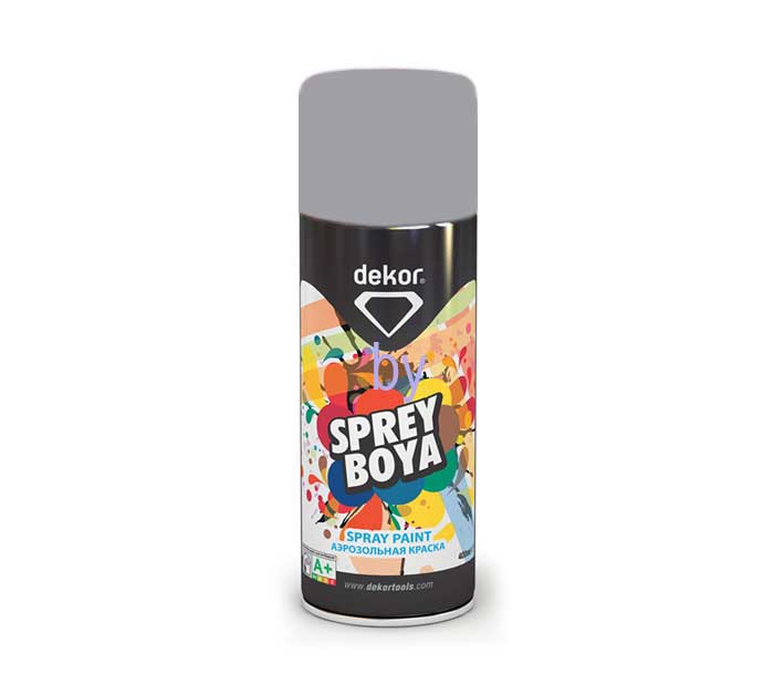 DEKOR 657 SPREY BOYA Spray Gri 400 ml