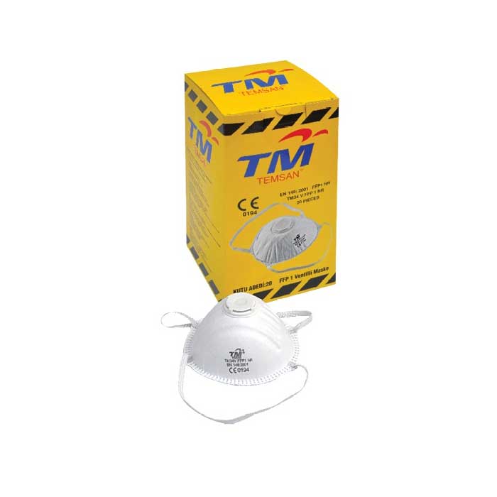 FFP 1 VENTİLLİ KORUYUCU MASKE BOYA-TARIM-TOZ