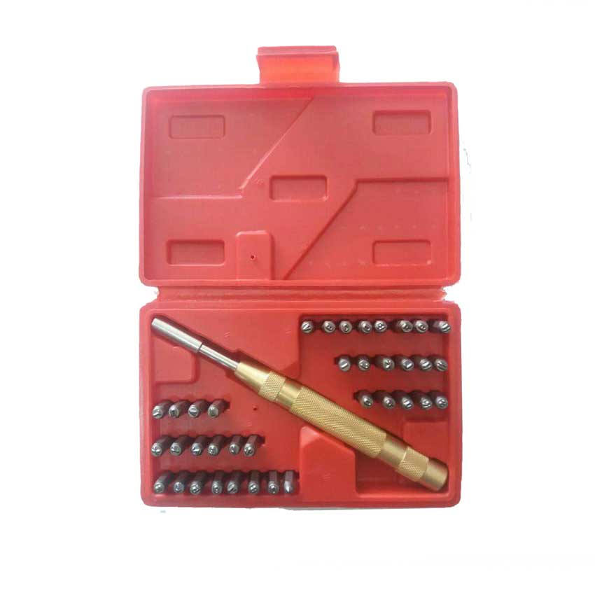 5 mm ÇELİK HARF ve RAKAM 38 Parça PANÇ SETİ PT03047