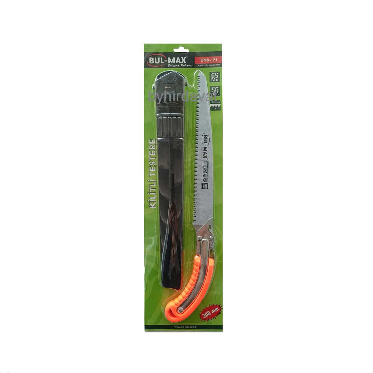 BUL-MAX 300 mm KİLİTLİ TESTERE BMX-121 KILIFLI TESTERE BUDAMA EL TESTERESİ BULMAX