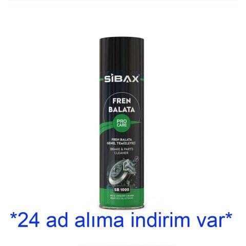 SİBAX 500 ml FREN BALATA SPREYİ SB1000 MOTOR-GRES-YAĞ-KİR SÖKÜCÜ-PARÇA TEMİZLEME TEMİZLEME SPREYİ